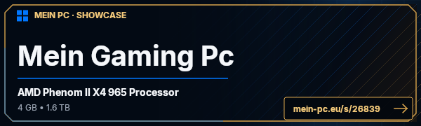 PC-Showcase Mein Gaming Pc von Semx auf MEIN PC