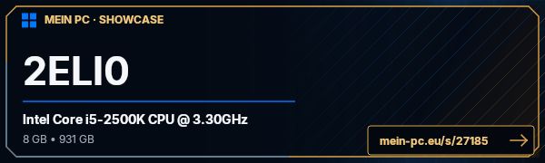 PC-Showcase 2ELI0 von 2ELI0 auf MEIN PC