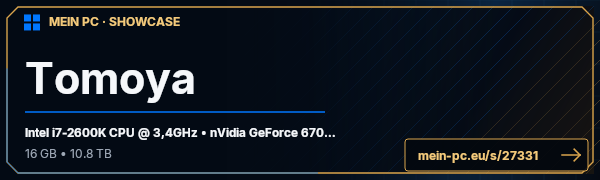 PC-Showcase Tomoya von Lukavachan auf MEIN PC