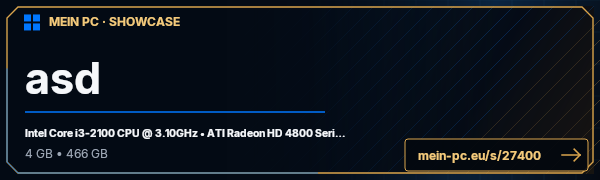PC-Showcase asd von Color auf MEIN PC