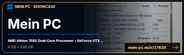 PC-Showcase Mein PC von fendtfreek auf MEIN PC