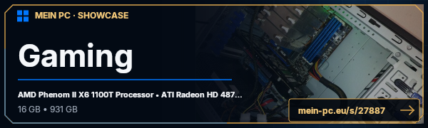 PC-Showcase Gaming von Sky-Net auf MEIN PC