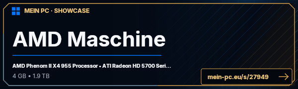 PC-Showcase AMD Maschine von kayren auf MEIN PC