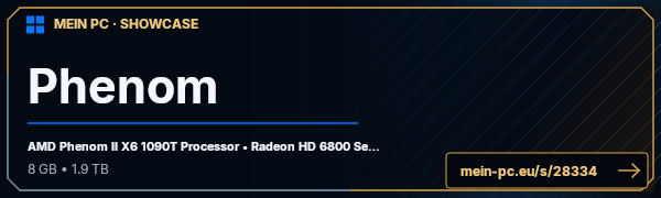 PC-Showcase Phenom von Deathcore auf MEIN PC