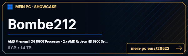 PC-Showcase Bombe212 von Bombe212 auf MEIN PC