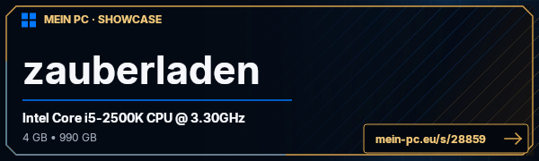 PC-Showcase zauberladen von wizzzardrix auf MEIN PC