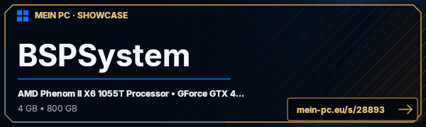 PC-Showcase BSPSystem von bagobe auf MEIN PC