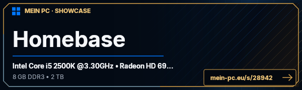 PC-Showcase Homebase von TazManJo auf MEIN PC
