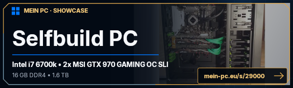 PC-Showcase Selfbuild PC von ExpL0sIv3 auf MEIN PC
