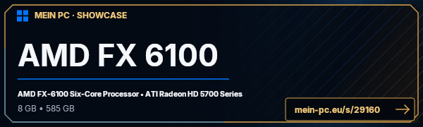 PC-Showcase AMD FX 6100 von MaddinV auf MEIN PC