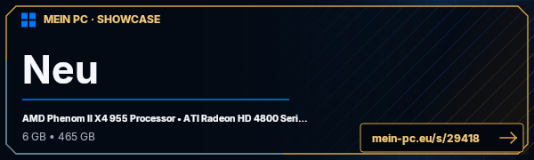 PC-Showcase Neu von Str!ker auf MEIN PC