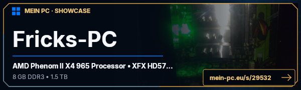 PC-Showcase Fricks-PC von floh1211 auf MEIN PC