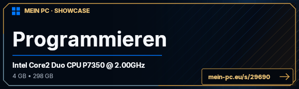 PC-Showcase Programmieren von Bubelbub auf MEIN PC