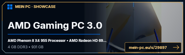 PC-Showcase AMD Gaming PC 3.0 von KaeseBaecker auf MEIN PC