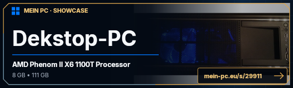 PC-Showcase Dekstop-PC von Kuddel auf MEIN PC