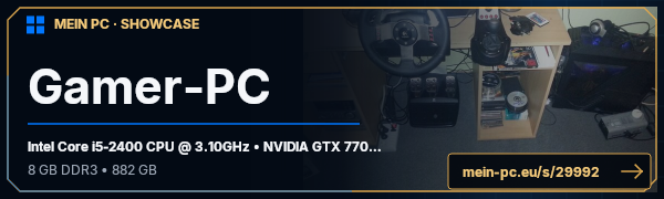 PC-Showcase Gamer-PC von Reddgar auf MEIN PC