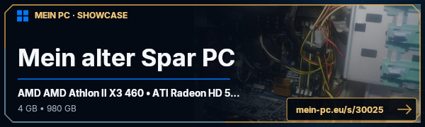 PC-Showcase Mein alter Spar PC von 0179cool auf MEIN PC