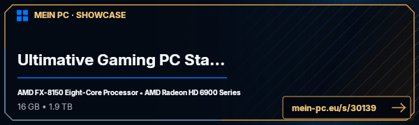 PC-Showcase Ultimative Gaming PC Stage 2 von Ryousushi_x3 auf MEIN PC