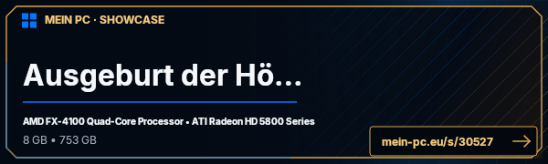PC-Showcase Ausgeburt der Hölle von Odin. auf MEIN PC