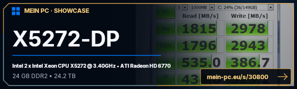 PC-Showcase X5272-DP von AmenO auf MEIN PC