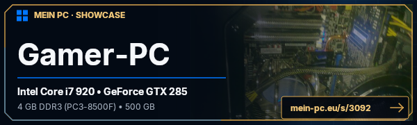 PC-Showcase Gamer-PC von DerStone auf MEIN PC