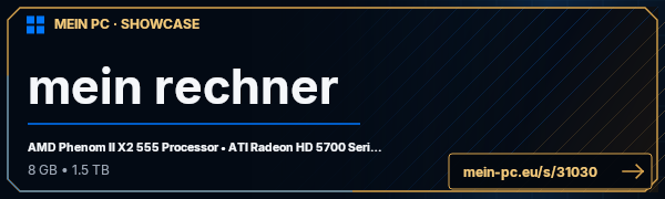 PC-Showcase mein rechner von Sascha_koehn1988 auf MEIN PC