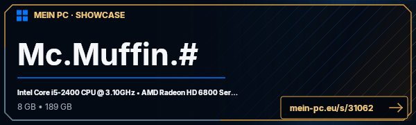 PC-Showcase Mc.Muffin.# von McMuffin# auf MEIN PC