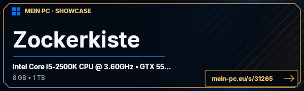 PC-Showcase Zockerkiste von lacsap auf MEIN PC