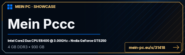 PC-Showcase Mein Pccc von Stan0t auf MEIN PC