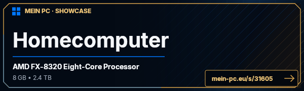 PC-Showcase Homecomputer von Nikey auf MEIN PC