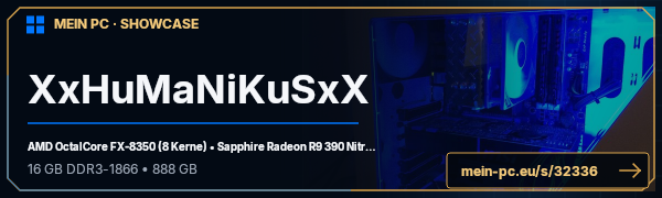 PC-Showcase XxHuMaNiKuSxX von humanikus auf MEIN PC