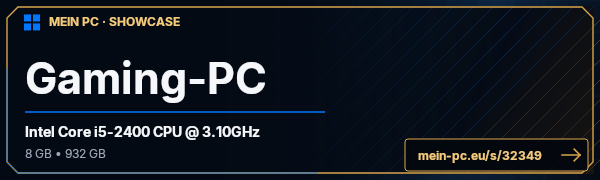 PC-Showcase Gaming-PC von Gametreff auf MEIN PC