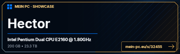 PC-Showcase Hector von BboyHector auf MEIN PC