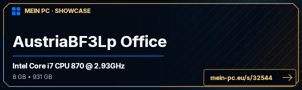 PC-Showcase AustriaBF3Lp Office von AustriaBF3Lp auf MEIN PC