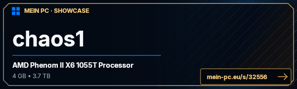 PC-Showcase chaos1 von chaot auf MEIN PC