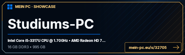 PC-Showcase Studiums-PC von Spheanix auf MEIN PC