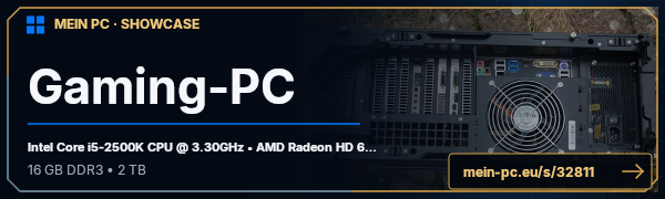 PC-Showcase Gaming-PC von Falkenhorst auf MEIN PC