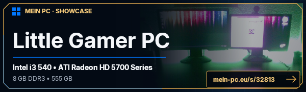 PC-Showcase Little Gamer PC von RemmyDemmy auf MEIN PC