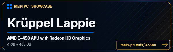 PC-Showcase Krüppel Lappie von Kampfkeks auf MEIN PC