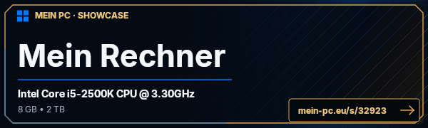 PC-Showcase Mein Rechner von Bang auf MEIN PC