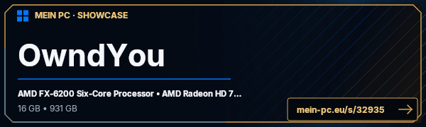 PC-Showcase OwndYou von ToNNeK auf MEIN PC