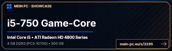 PC-Showcase i5-750 Game-Core von BluackShadow auf MEIN PC