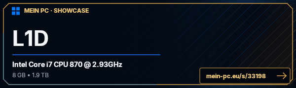 PC-Showcase L1D von LastOneDown auf MEIN PC