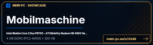 PC-Showcase Mobilmaschine von Flachhotot auf MEIN PC