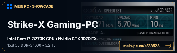 PC-Showcase Strike-X Gaming-PC von delerium2k auf MEIN PC