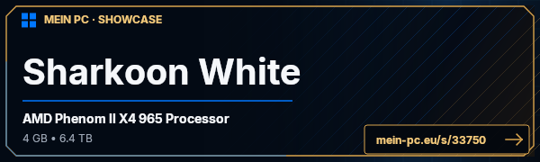 PC-Showcase Sharkoon White von _RiseAgainst_ auf MEIN PC