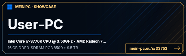 PC-Showcase User-PC von lechdan auf MEIN PC