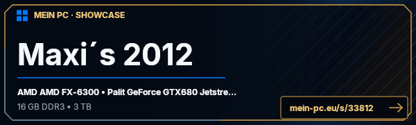 PC-Showcase Maxi´s 2012 von FendtVario939 auf MEIN PC