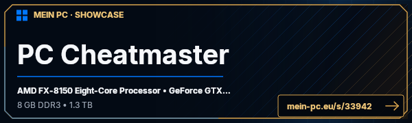PC-Showcase PC Cheatmaster von cheatmaster1914 auf MEIN PC