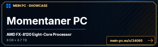PC-Showcase Momentaner PC von TheUnknownGuy auf MEIN PC